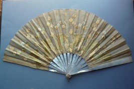 Poppies, fan circa 1880-90