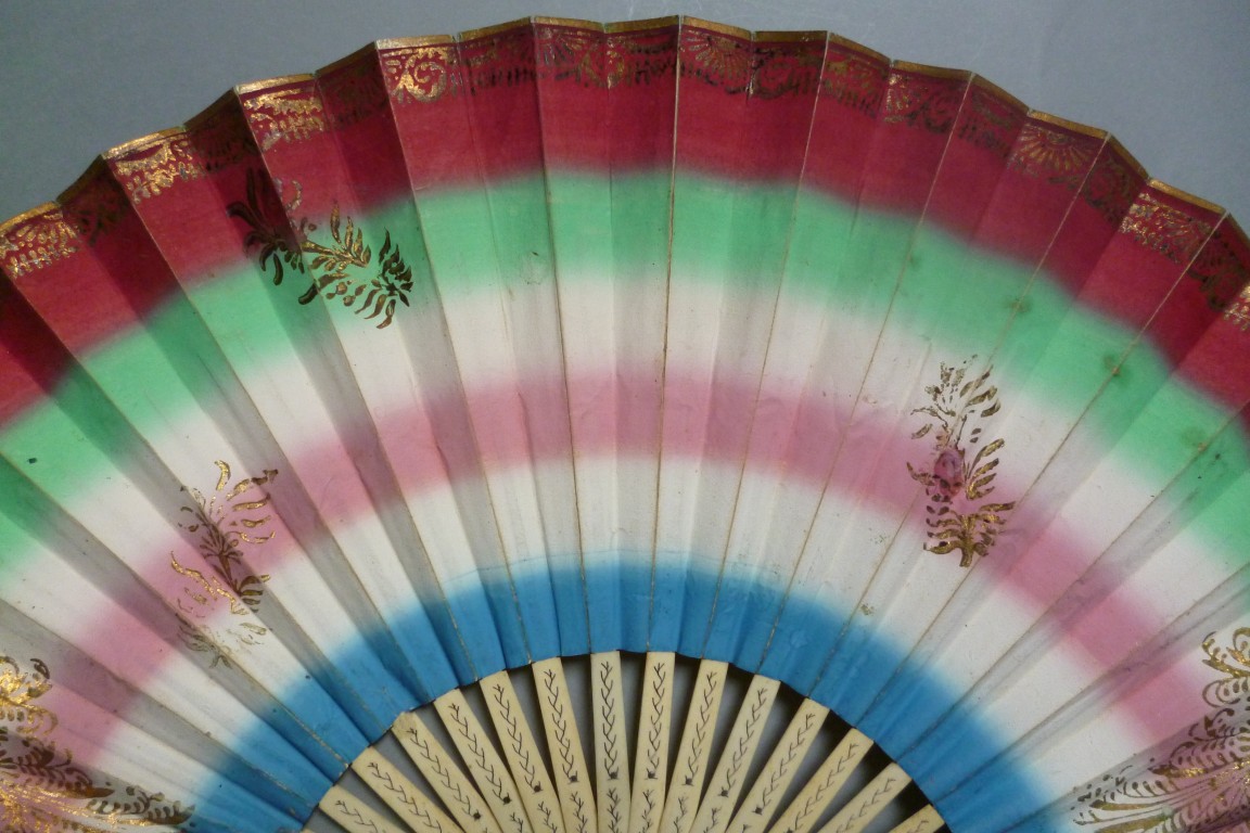 Ombré, fan circa 1830