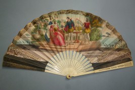 Ombré, fan circa 1830