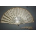 White sultane, fan circa 1900