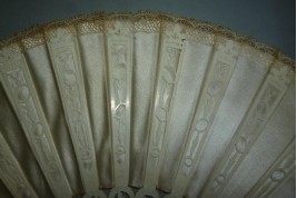 White sultane, fan circa 1900