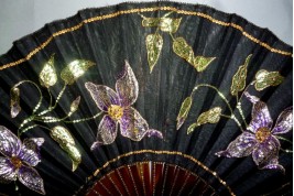 Clematis, Art Nouveau fan