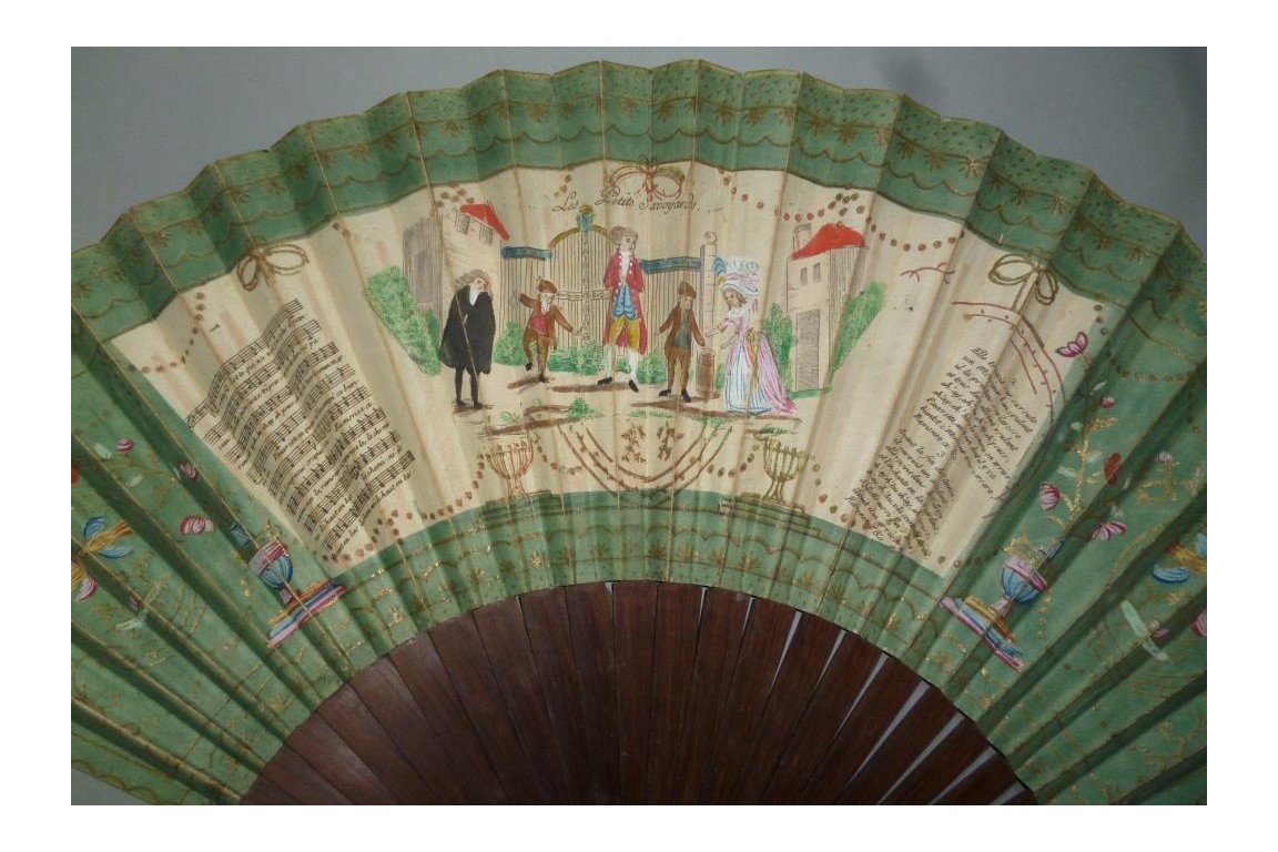 Les Petits Savoyards, giant theater fan, 1789