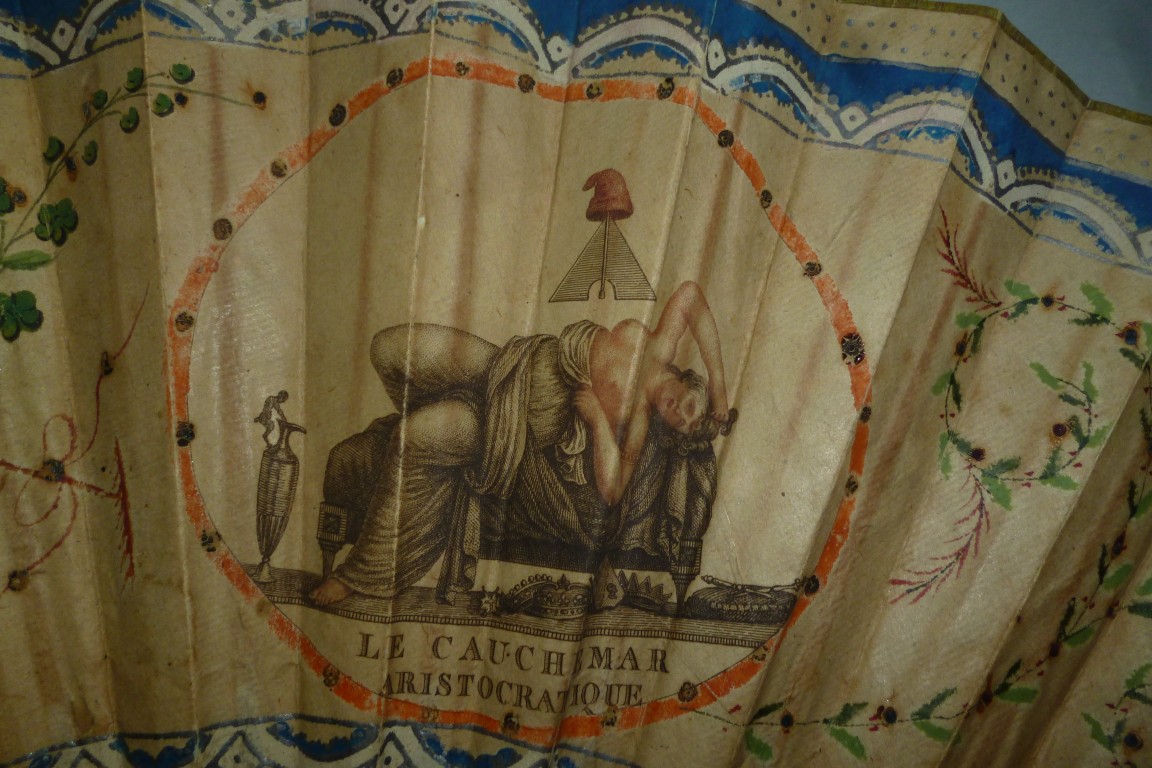 Le Geova des Français, Masonic fan, circa 1793