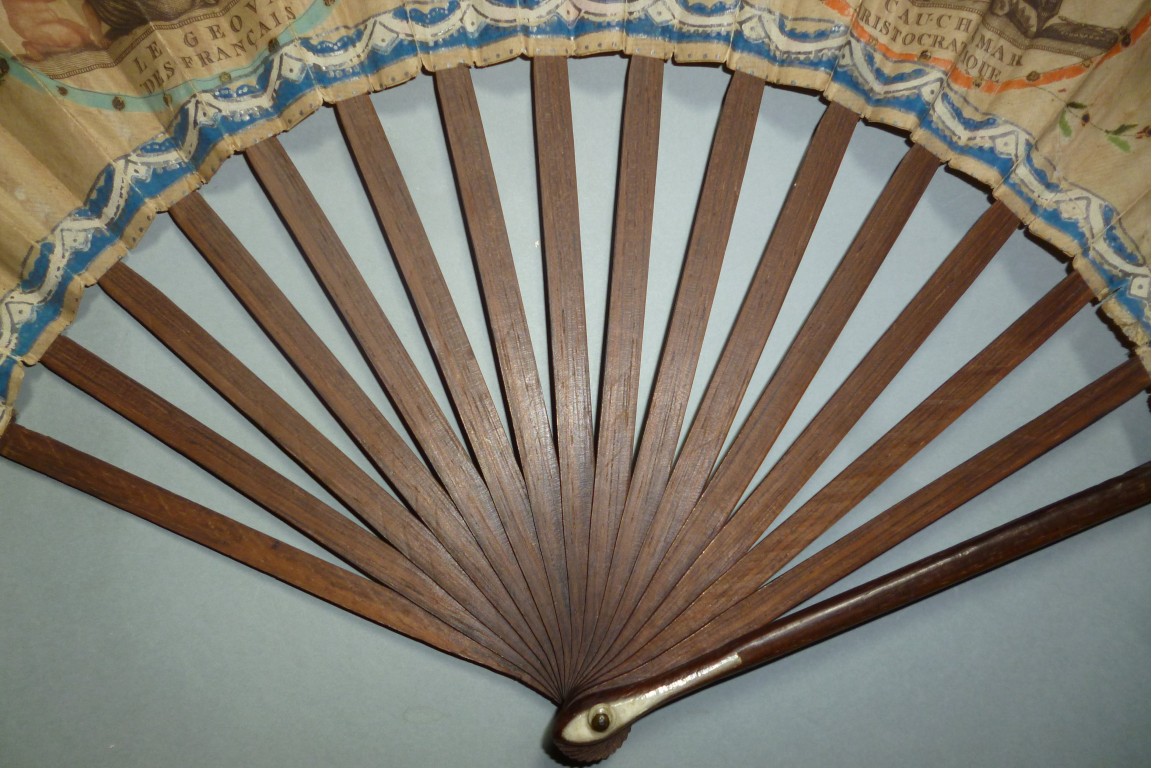 Le Geova des Français, Masonic fan, circa 1793