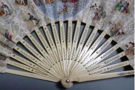 Destiny lottery,  fan circa 1840-50