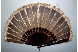 Partridge, hunting fan, circa 1895-1900