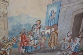 The move, 18th century painting