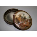 Dance at the tavern, 19th century snuffbox