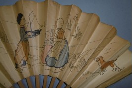 A Gambrinus, advertising fan