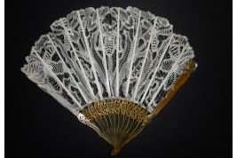 Luxeuil lace, Art Nouveau fan