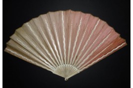 Pink sunshine, fan circa 1880-90