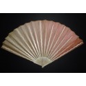 Pink sunshine, fan circa 1880-90