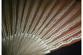 Pink sunshine, fan circa 1880-90