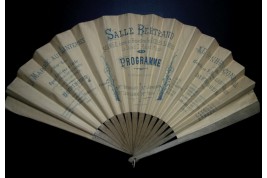 Theater programme fan, 1890