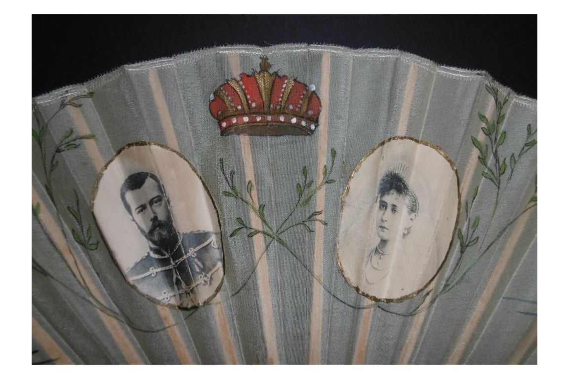 The Franco-Russian Alliance, commemorative fan circa 1896