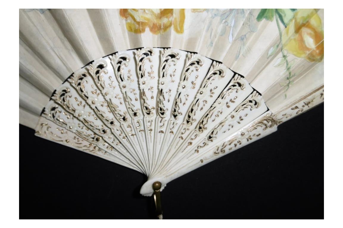 Bouquet, fan circa 1900