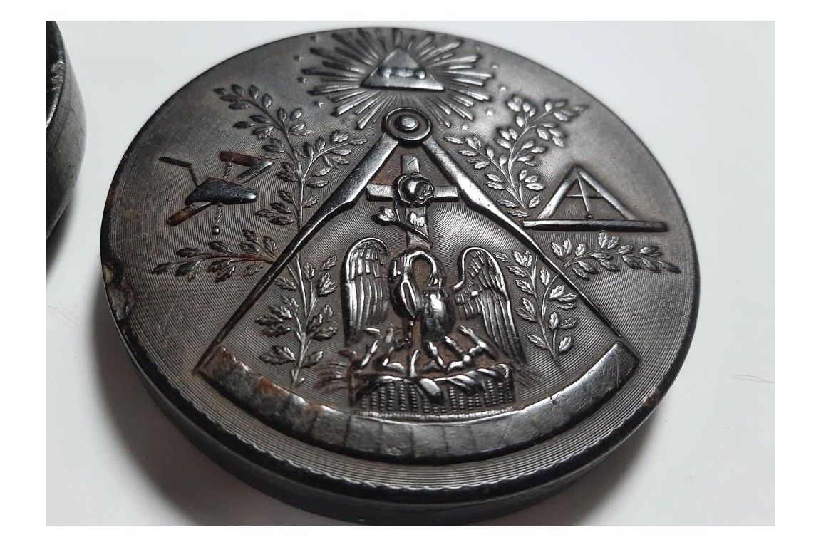 Freemasonry , snuffbox, 19th