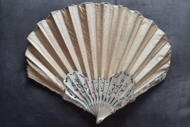 Poppies, fan by Billotey and Duvelleroy, circa 1900