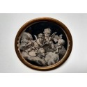 Putti painting, 18th century miniature