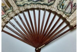 Nina or the woman crazed with love, fan for an opera, 1786-90