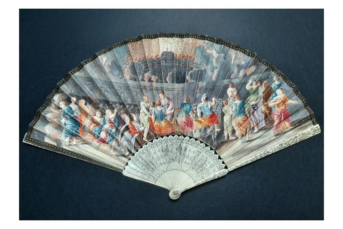 Girandola of the Castel Sant' Angelo, fan circa 1690-1700