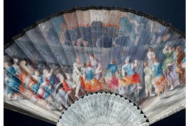 Girandola of the Castel Sant' Angelo, fan circa 1690-1700