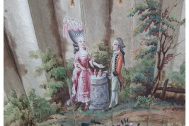 Mariage secret, éventail à double-entente vers 1780