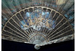 The wedding party, fan circa 1750-60