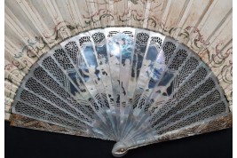 The wedding party, fan circa 1750-60