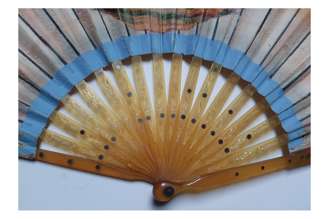 Shades of Dance, ombré fan circa 1824-26