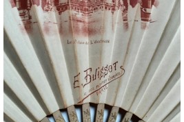 The Palace of Electricity at the Exposition Universelle of 1900, fan by Buissot and pinhole