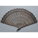 Silver, late 19th century fan