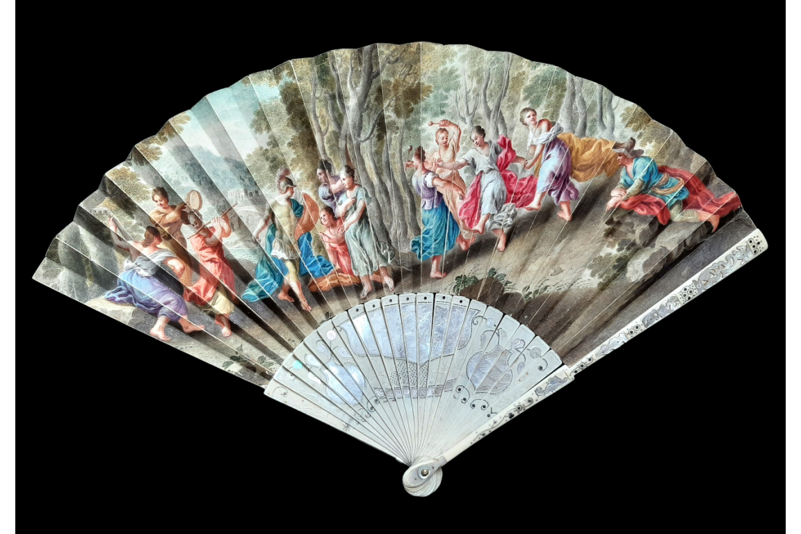 The muses, fan circa 1700-1720