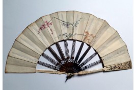 Trompe l'oeil, fan circa 1770