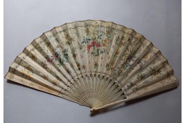 The Chinese harvest, fan circa 1800-1810