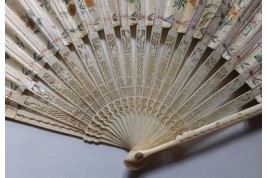 The Chinese harvest, fan circa 1800-1810