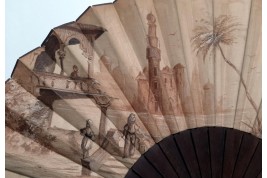 The medina, late 19th century fan