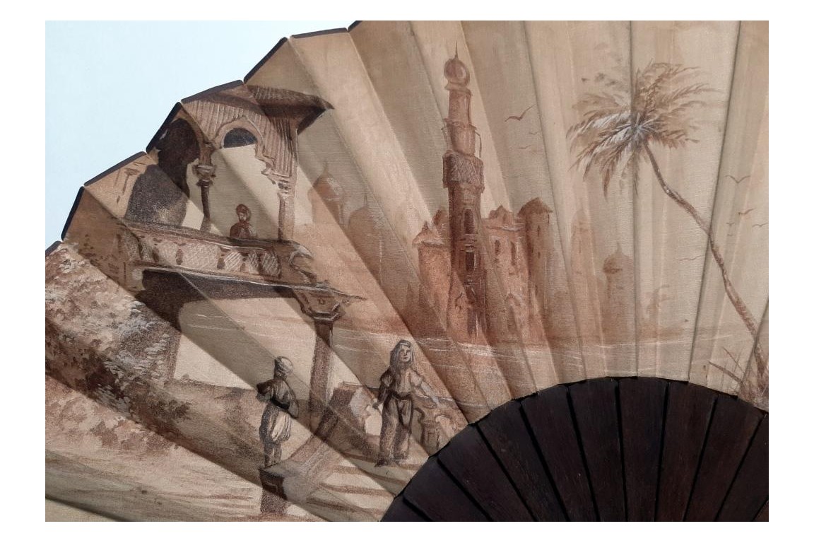 The medina, late 19th century fan