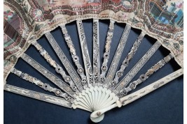 The colors of love in the 18th century, fan around 1775