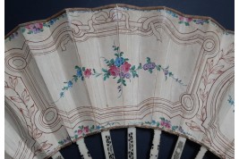 The colors of love in the 18th century, fan around 1775