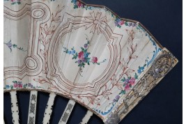 The colors of love in the 18th century, fan around 1775