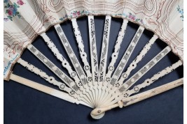 The colors of love in the 18th century, fan around 1775