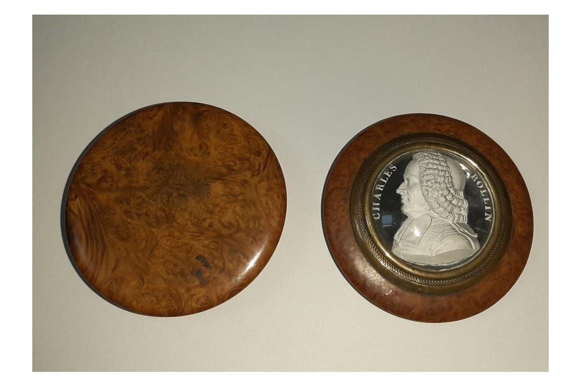 Tribute to historian Charles Rollin, box circa 1820