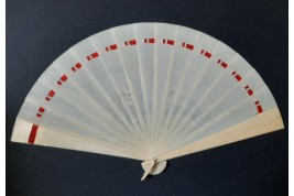 Tadere au peace loqui, fan from a Duchesse, 19th century