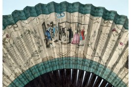 The boarders' despair, revolutionary fan circa 1790