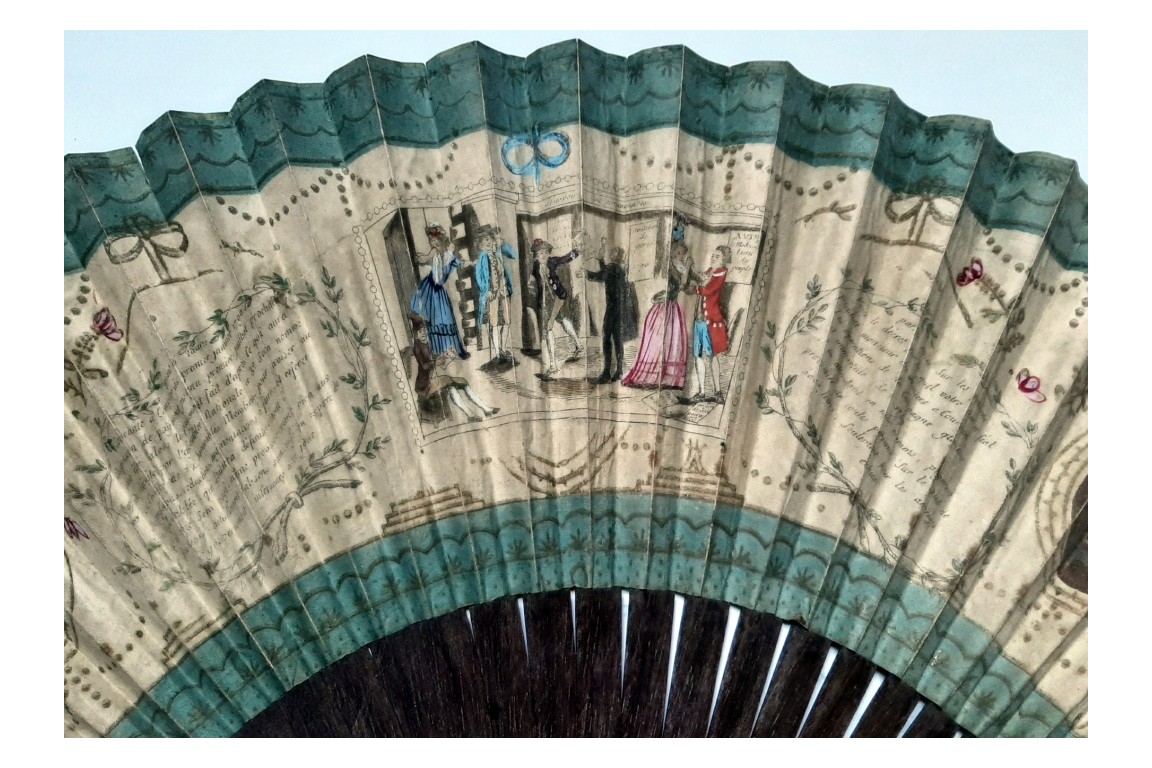 The boarders' despair, revolutionary fan circa 1790