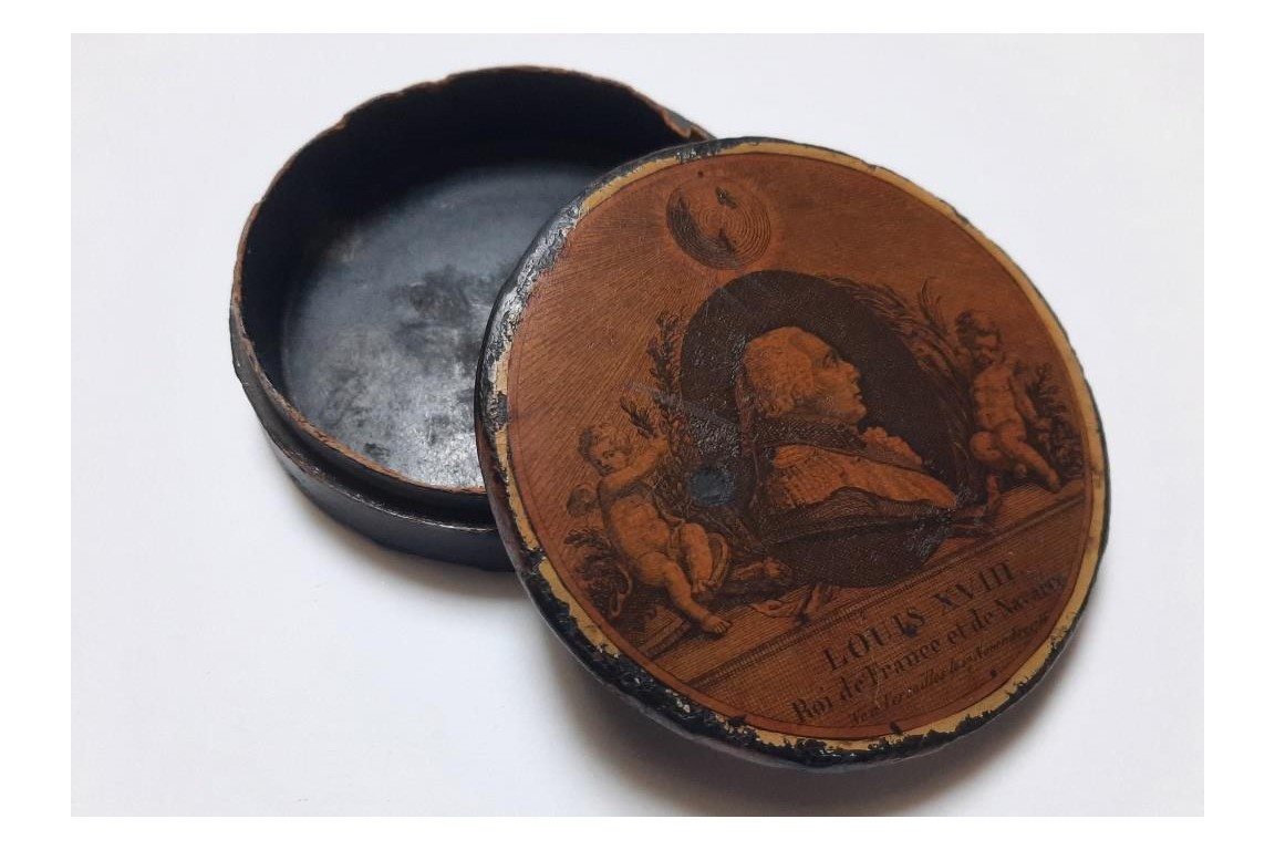 Louis XVIII, King of France and Navarre, snuffbox circa 1820-24