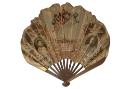 Jubilee of Emperor Franz Joseph I of Austria, ealy 20th century fan