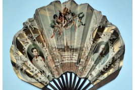 Jubilee of Emperor Franz Joseph I of Austria, ealy 20th century fan